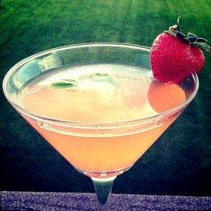 Strawberry Garnish